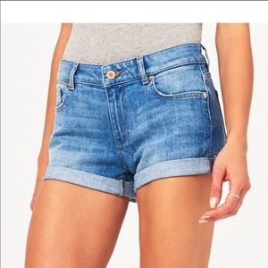 DL1961 Renee Cuffed Denim Shorts in Somerset 27